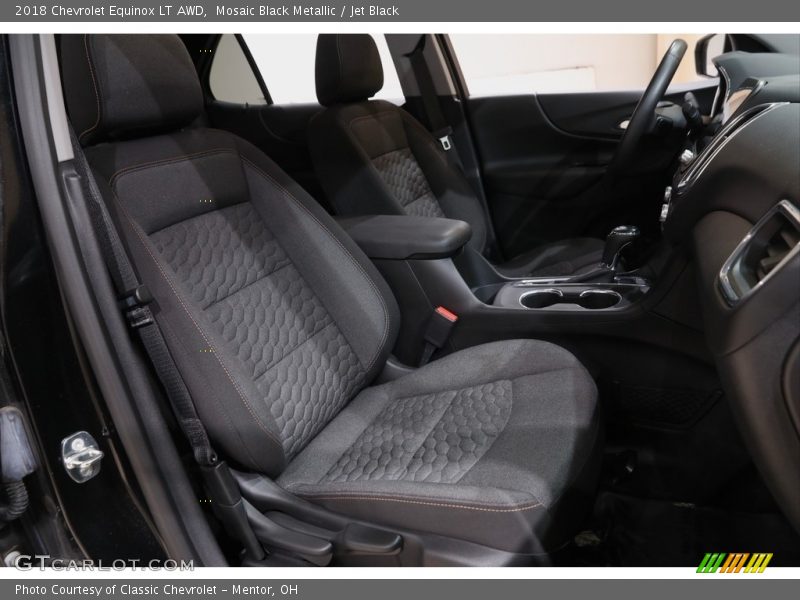 Mosaic Black Metallic / Jet Black 2018 Chevrolet Equinox LT AWD