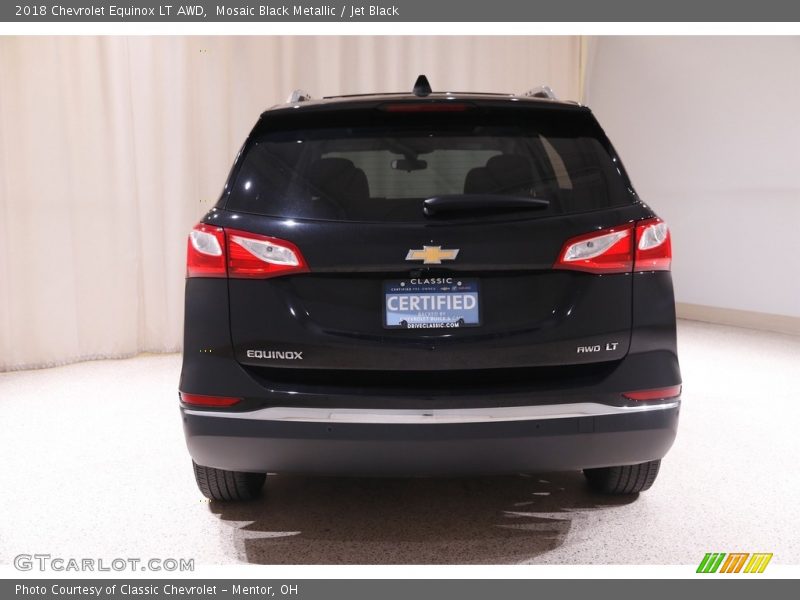 Mosaic Black Metallic / Jet Black 2018 Chevrolet Equinox LT AWD