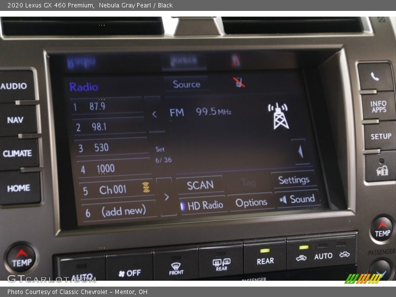 Controls of 2020 GX 460 Premium