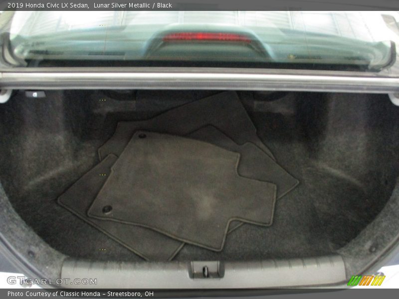 Lunar Silver Metallic / Black 2019 Honda Civic LX Sedan