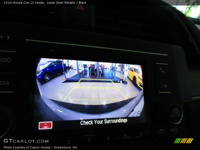 Lunar Silver Metallic / Black 2019 Honda Civic LX Sedan