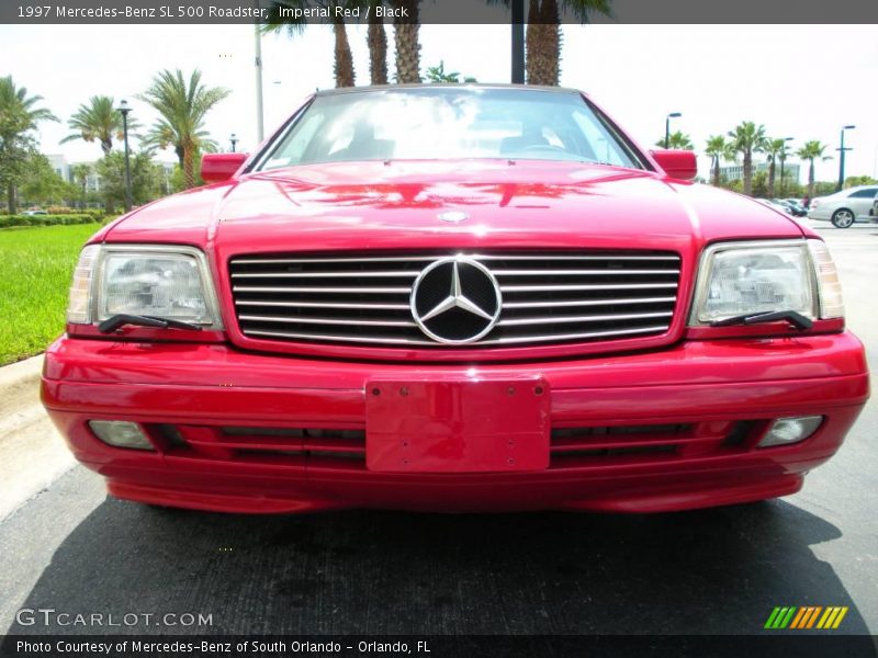 Imperial Red / Black 1997 Mercedes-Benz SL 500 Roadster