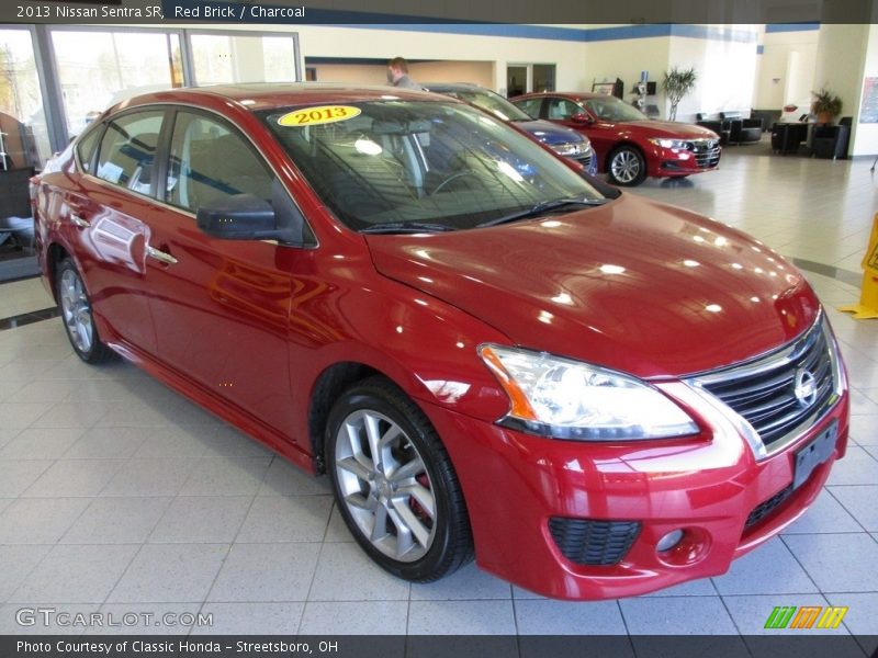 Red Brick / Charcoal 2013 Nissan Sentra SR