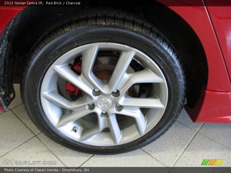Red Brick / Charcoal 2013 Nissan Sentra SR