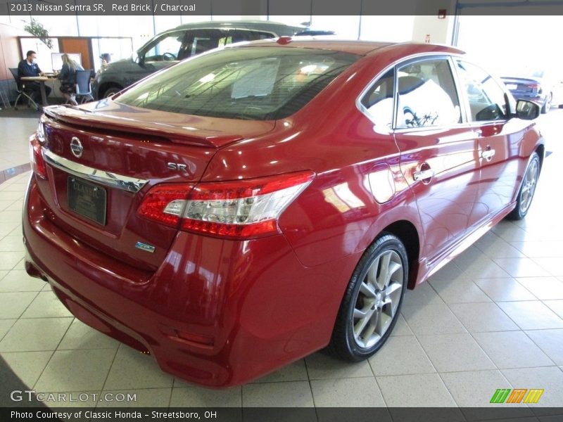 Red Brick / Charcoal 2013 Nissan Sentra SR