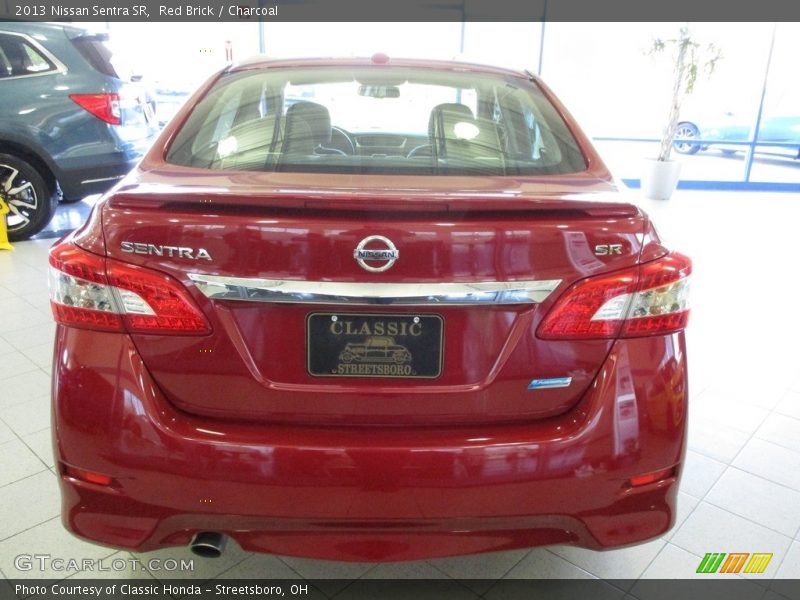 Red Brick / Charcoal 2013 Nissan Sentra SR