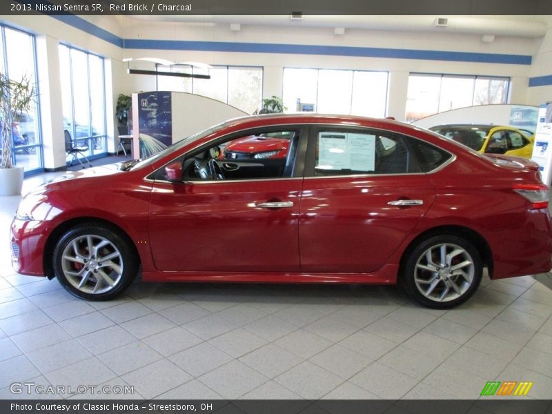 Red Brick / Charcoal 2013 Nissan Sentra SR