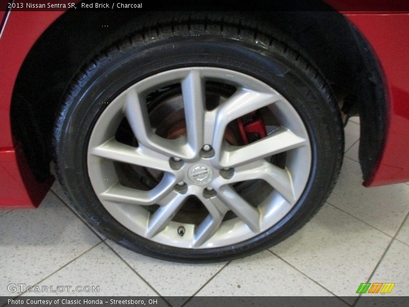 Red Brick / Charcoal 2013 Nissan Sentra SR