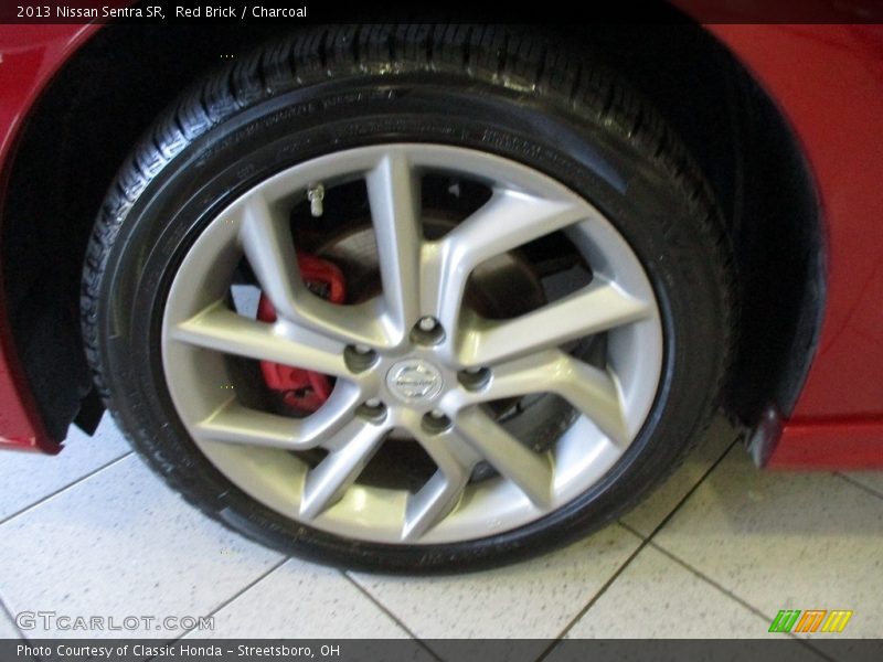 Red Brick / Charcoal 2013 Nissan Sentra SR