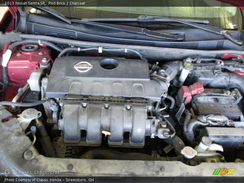 Red Brick / Charcoal 2013 Nissan Sentra SR