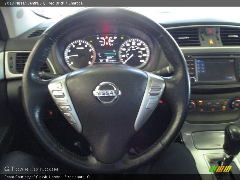 Red Brick / Charcoal 2013 Nissan Sentra SR