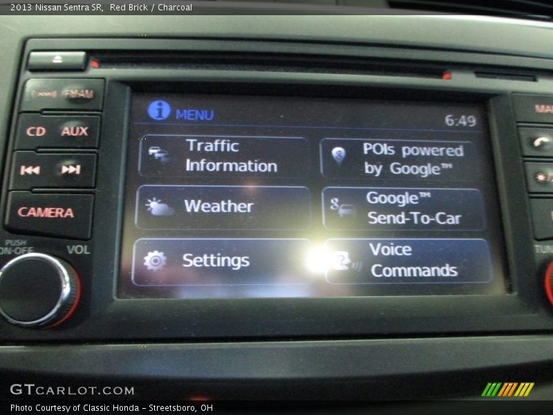 Red Brick / Charcoal 2013 Nissan Sentra SR
