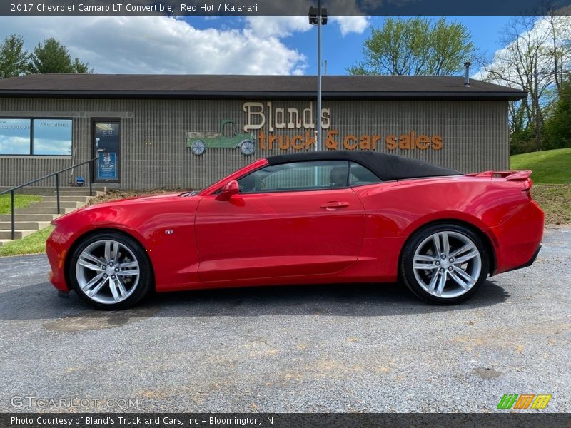 Red Hot / Kalahari 2017 Chevrolet Camaro LT Convertible