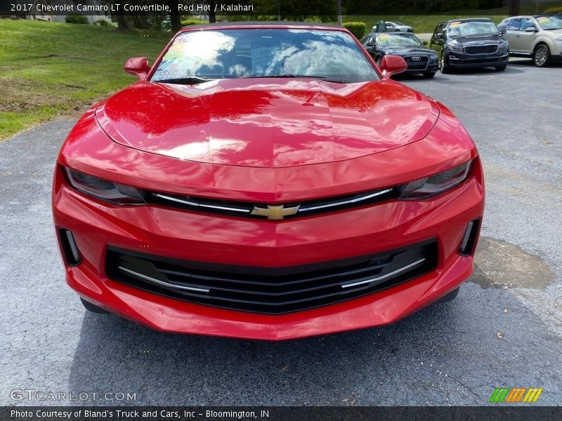 Red Hot / Kalahari 2017 Chevrolet Camaro LT Convertible