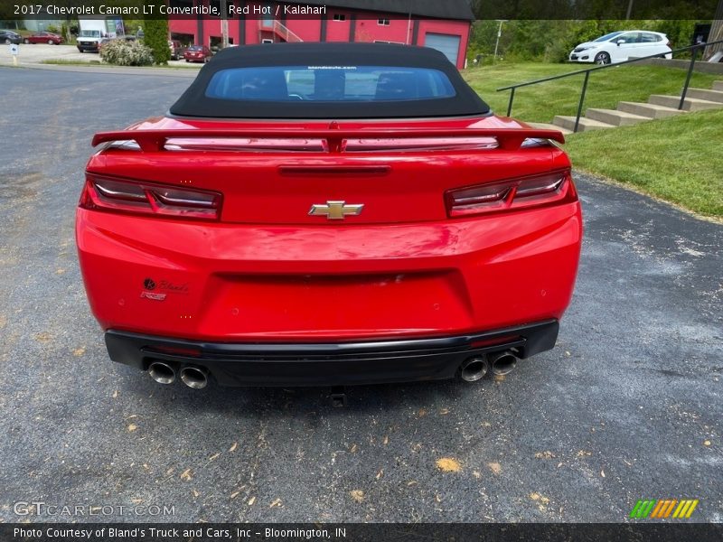 Red Hot / Kalahari 2017 Chevrolet Camaro LT Convertible