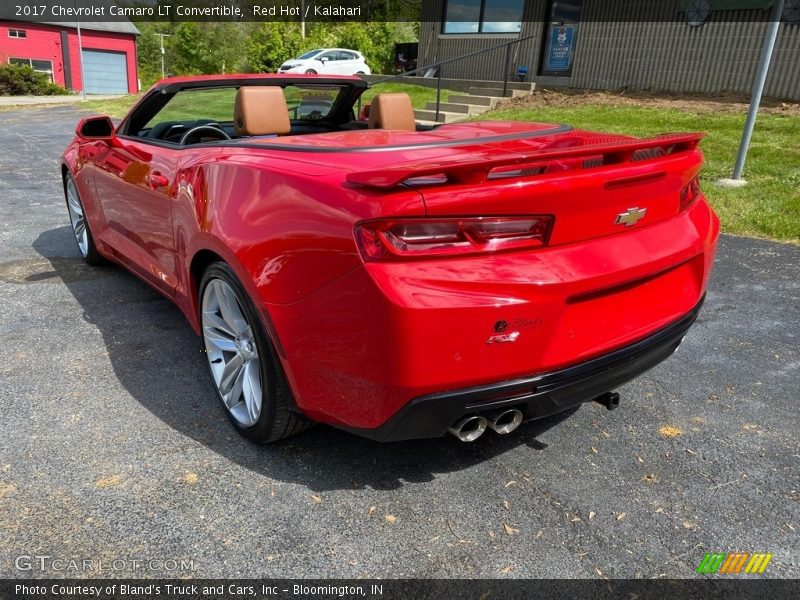 Red Hot / Kalahari 2017 Chevrolet Camaro LT Convertible