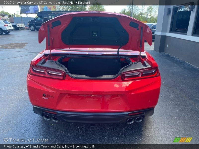 Red Hot / Kalahari 2017 Chevrolet Camaro LT Convertible