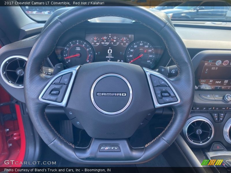 Red Hot / Kalahari 2017 Chevrolet Camaro LT Convertible
