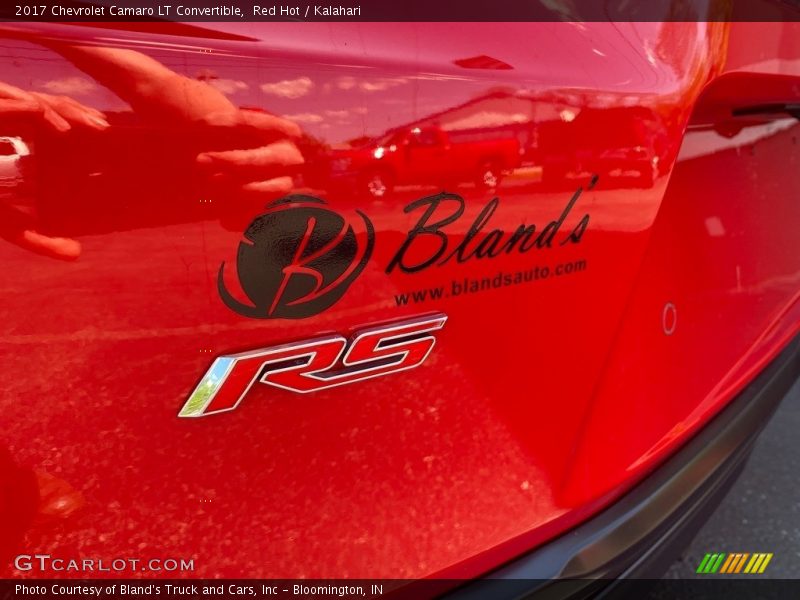 Red Hot / Kalahari 2017 Chevrolet Camaro LT Convertible