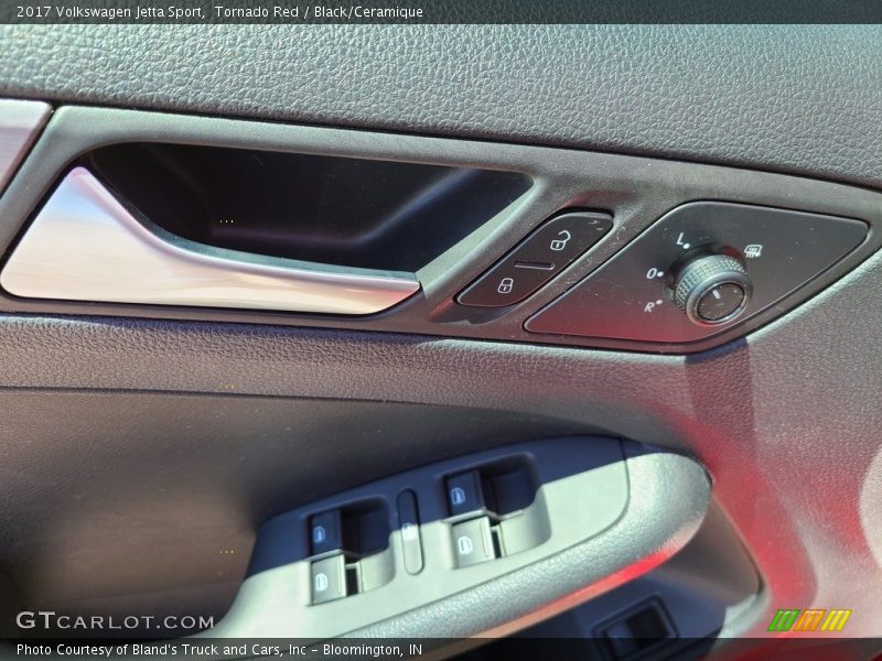 Tornado Red / Black/Ceramique 2017 Volkswagen Jetta Sport