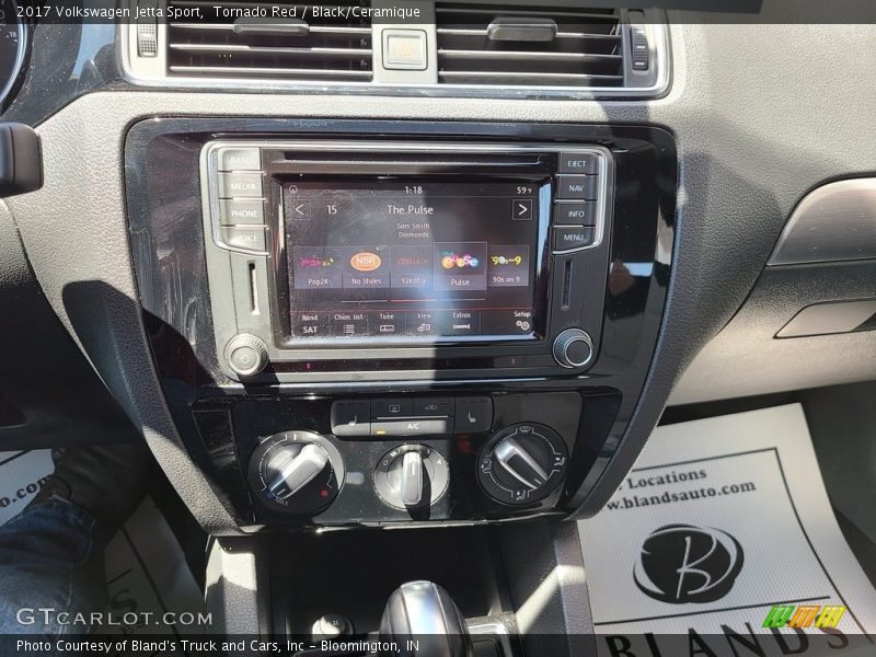 Tornado Red / Black/Ceramique 2017 Volkswagen Jetta Sport