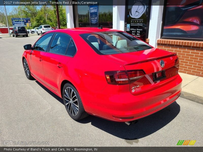 Tornado Red / Black/Ceramique 2017 Volkswagen Jetta Sport
