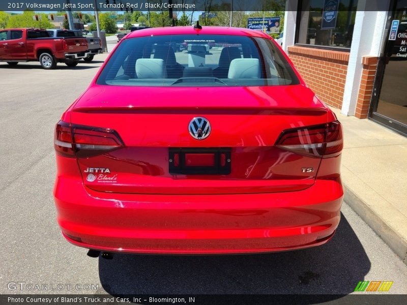 Tornado Red / Black/Ceramique 2017 Volkswagen Jetta Sport