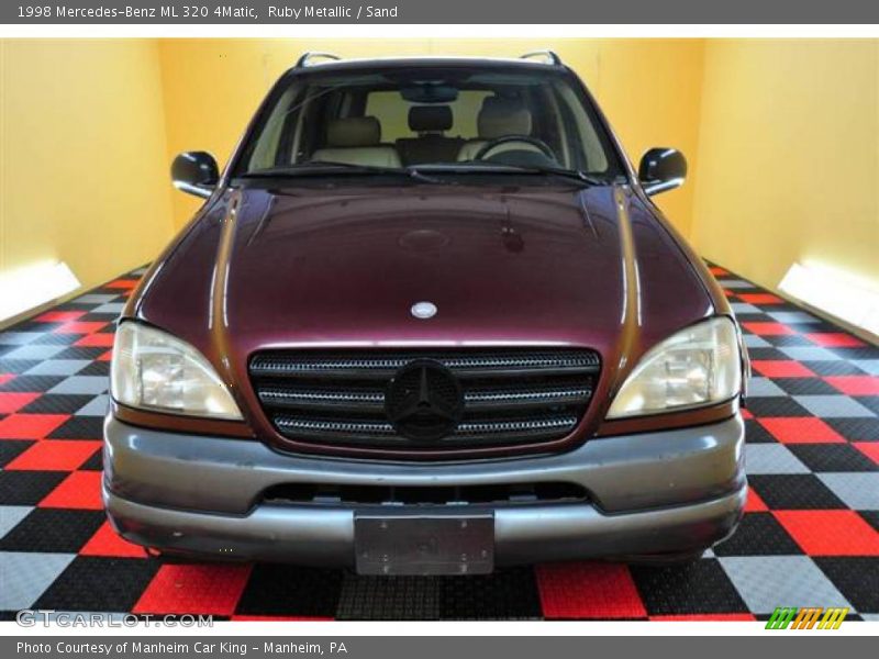 Ruby Metallic / Sand 1998 Mercedes-Benz ML 320 4Matic