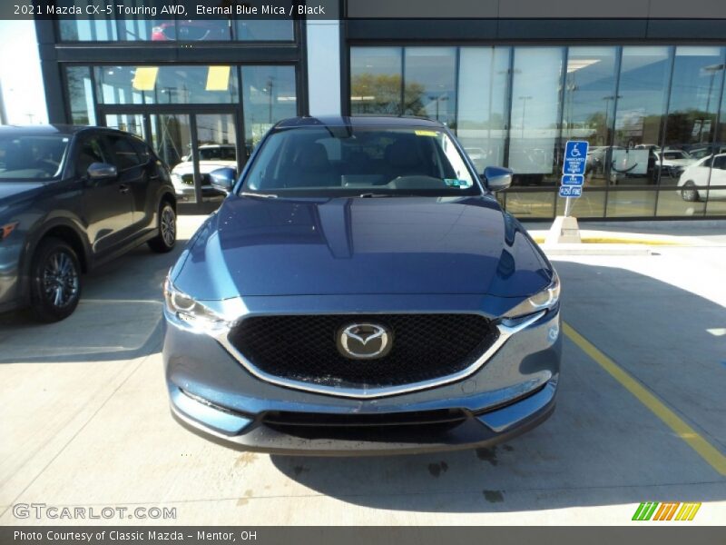 Eternal Blue Mica / Black 2021 Mazda CX-5 Touring AWD