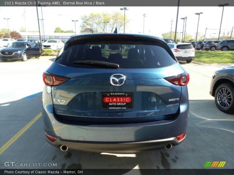 Eternal Blue Mica / Black 2021 Mazda CX-5 Touring AWD