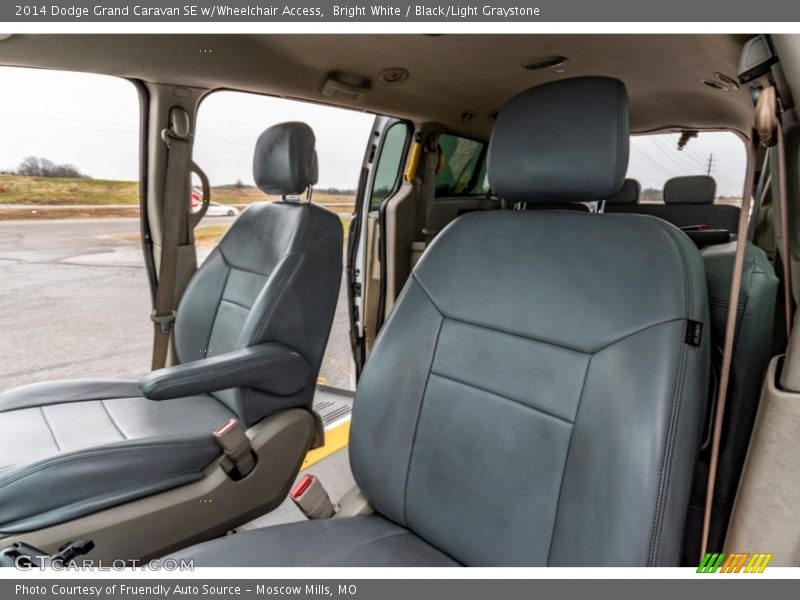 Bright White / Black/Light Graystone 2014 Dodge Grand Caravan SE w/Wheelchair Access