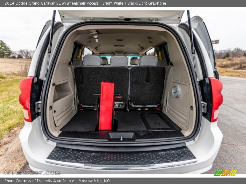 Bright White / Black/Light Graystone 2014 Dodge Grand Caravan SE w/Wheelchair Access