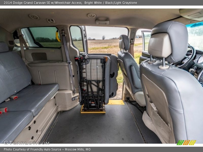 Bright White / Black/Light Graystone 2014 Dodge Grand Caravan SE w/Wheelchair Access