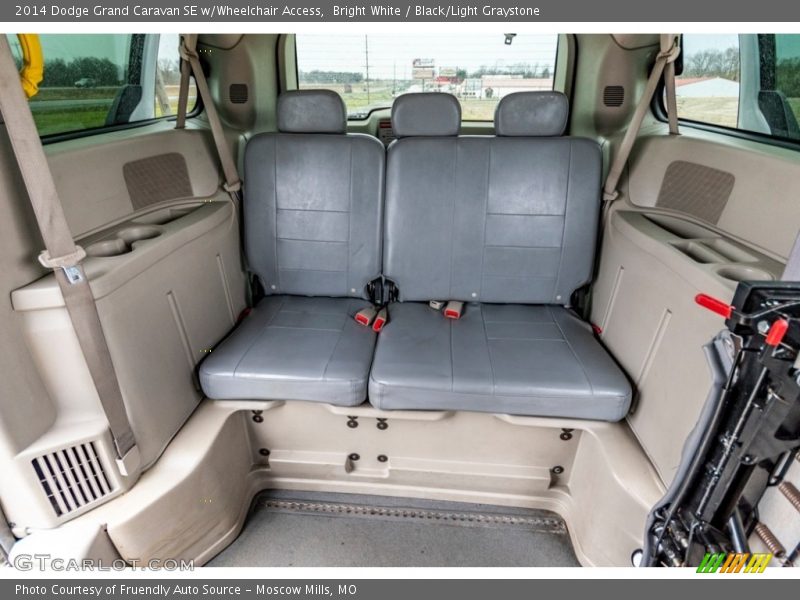 Bright White / Black/Light Graystone 2014 Dodge Grand Caravan SE w/Wheelchair Access