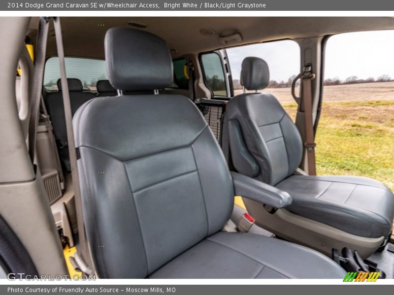 Bright White / Black/Light Graystone 2014 Dodge Grand Caravan SE w/Wheelchair Access