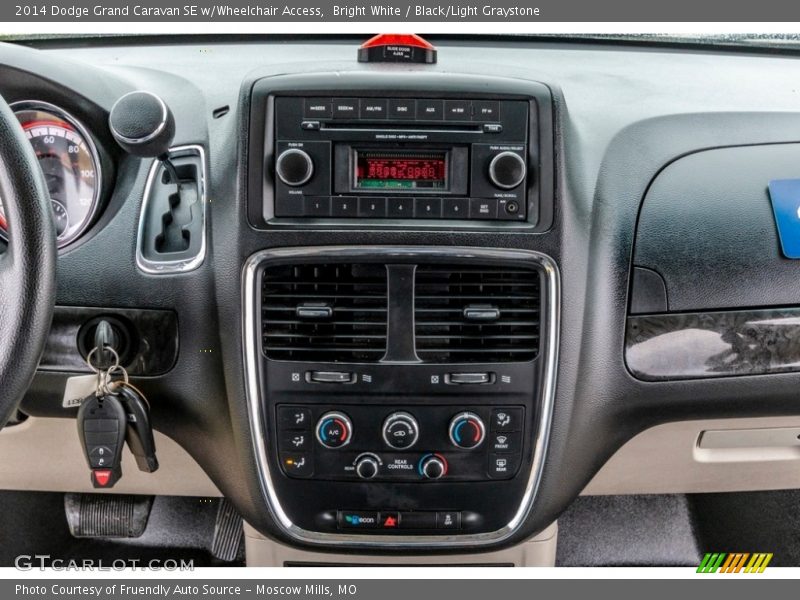 Bright White / Black/Light Graystone 2014 Dodge Grand Caravan SE w/Wheelchair Access