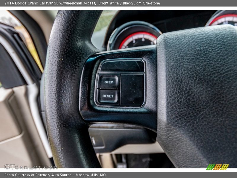Bright White / Black/Light Graystone 2014 Dodge Grand Caravan SE w/Wheelchair Access