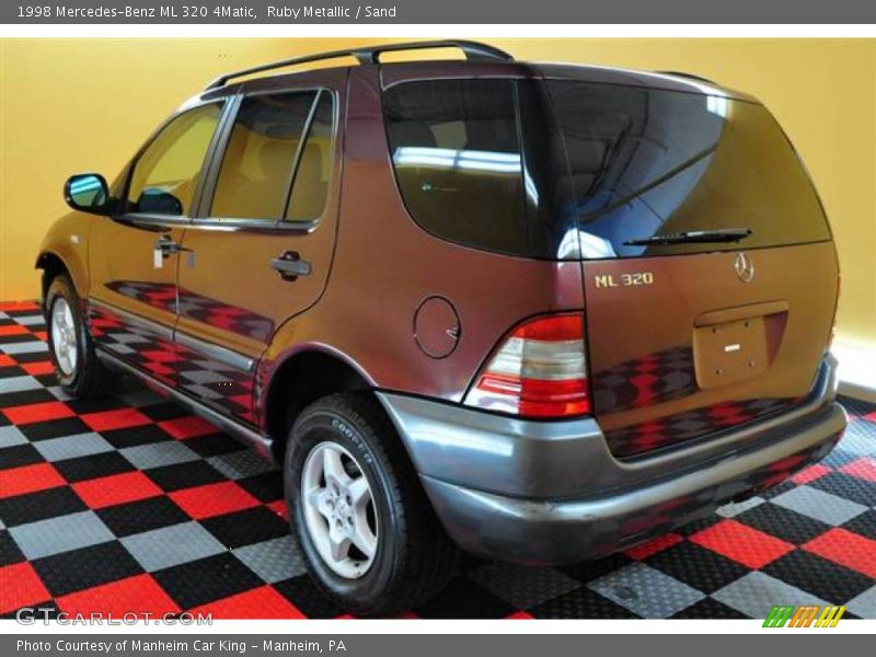 Ruby Metallic / Sand 1998 Mercedes-Benz ML 320 4Matic