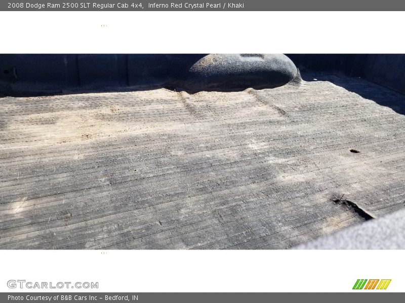 Inferno Red Crystal Pearl / Khaki 2008 Dodge Ram 2500 SLT Regular Cab 4x4