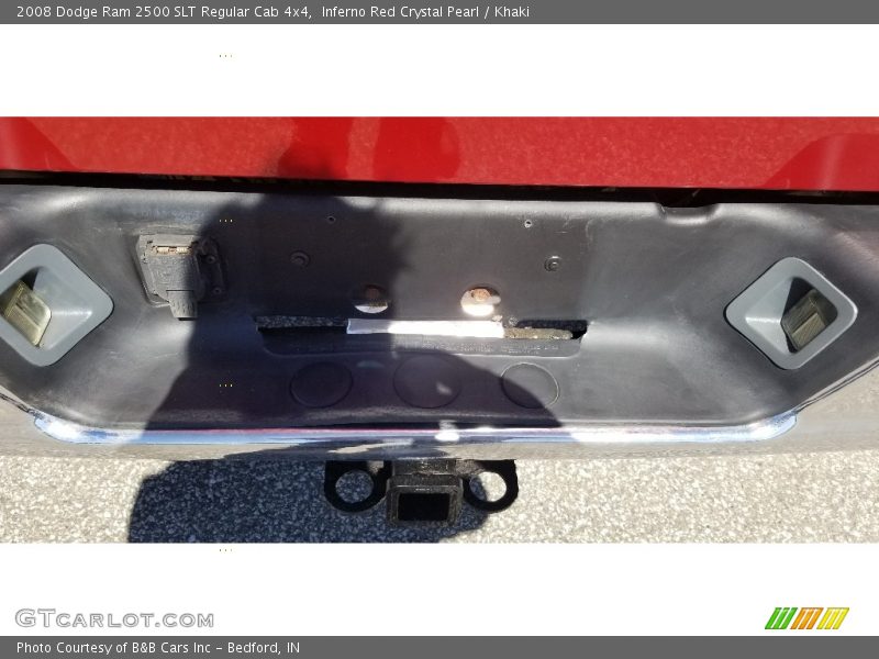 Inferno Red Crystal Pearl / Khaki 2008 Dodge Ram 2500 SLT Regular Cab 4x4