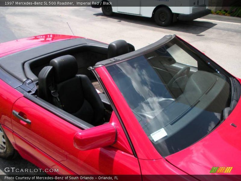 Imperial Red / Black 1997 Mercedes-Benz SL 500 Roadster