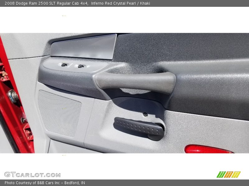 Inferno Red Crystal Pearl / Khaki 2008 Dodge Ram 2500 SLT Regular Cab 4x4