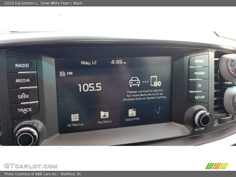 Snow White Pearl / Black 2020 Kia Sorento L