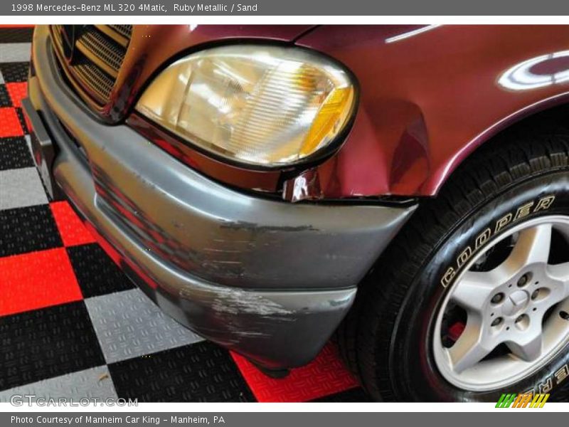 Ruby Metallic / Sand 1998 Mercedes-Benz ML 320 4Matic