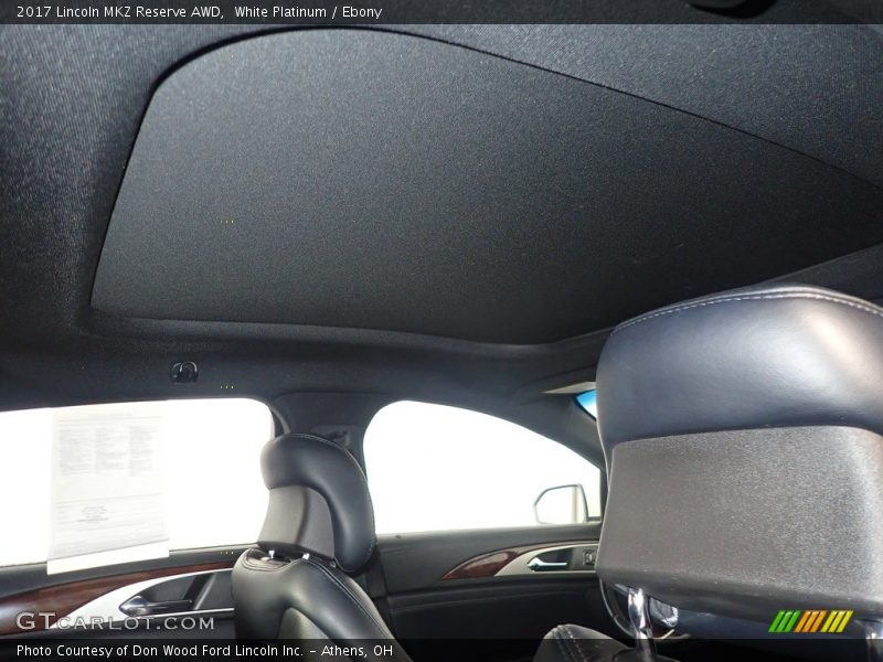 White Platinum / Ebony 2017 Lincoln MKZ Reserve AWD