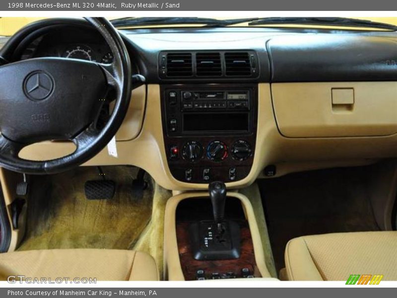 Ruby Metallic / Sand 1998 Mercedes-Benz ML 320 4Matic