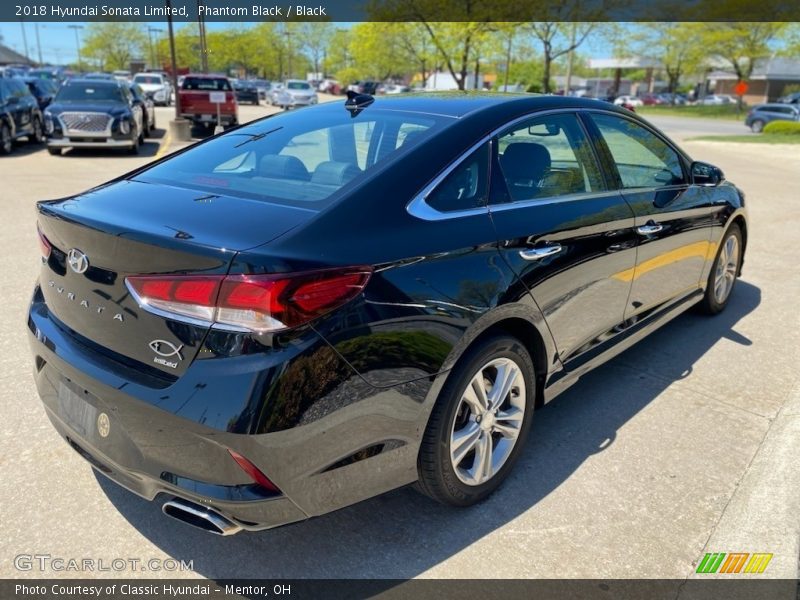 Phantom Black / Black 2018 Hyundai Sonata Limited