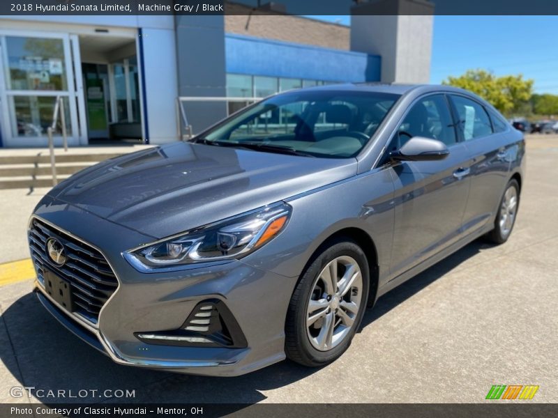 Machine Gray / Black 2018 Hyundai Sonata Limited