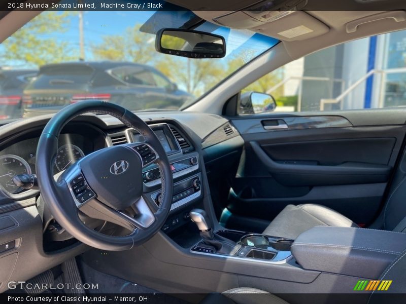 Machine Gray / Black 2018 Hyundai Sonata Limited