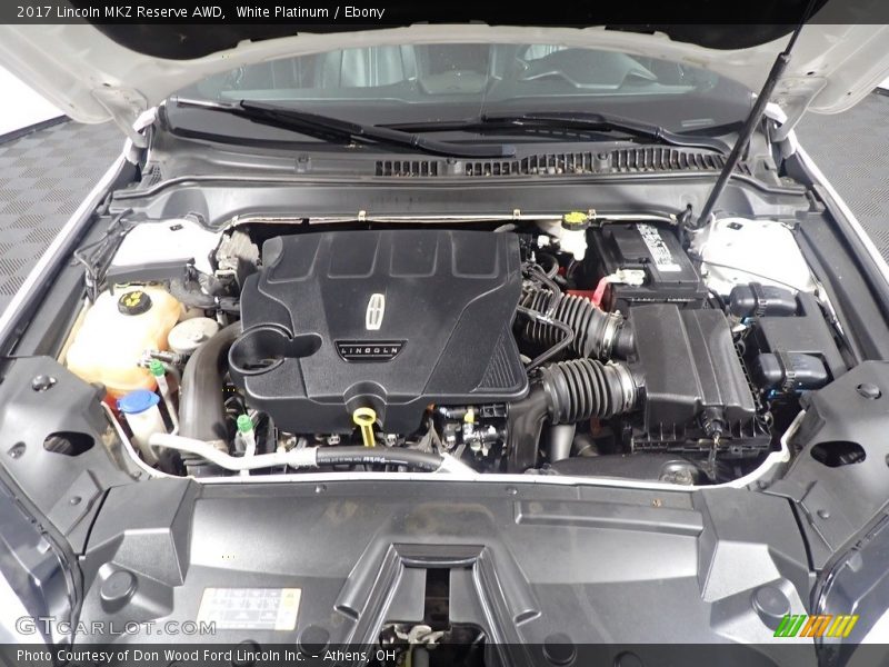 White Platinum / Ebony 2017 Lincoln MKZ Reserve AWD
